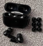 Airpods pro2 full copy black - تصویر 2