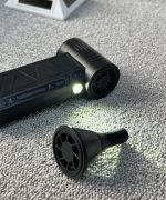 جت فن چراغ قوه دار / violent fan / شارژی بی سیم/ سری جدا شونده مگنتی - تصویر 3