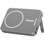 پاور بانک  وایرلس 10k گرین لاین مدل  metz magsafe green loin ظرفیت 10000 میلی آمپر