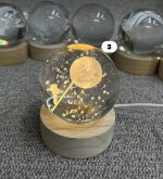 چراغ خواب گوی / گوی شیشه ای / چراغ خواب کریستالی / چراغ خواب / هالووین / هالوین - تصویر 4