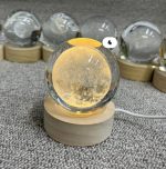 چراغ خواب گوی / گوی شیشه ای / چراغ خواب کریستالی / چراغ خواب / هالووین / هالوین - تصویر 5
