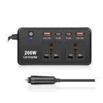 اینورتر خودرو  ماشین 200W Car Inverter مدل MT-PC200 Pro