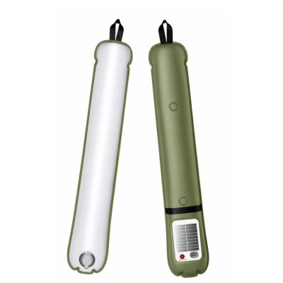 چراغ بادی کمپینگ با پنل خورشیدی با 6 ساعت نکهداری شارژ  inflatabale solar camping lantern
