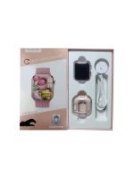 پک ساعت هوشمند WS-82mini+ایرپاد شیشه‌ای