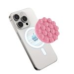 نگهدارنده سیلیکونی موبایل چسبونکی طرح قلب و مستطیل و گرد