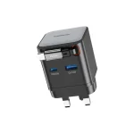 اداپتور ۶۵ وات کابل دار پاورلوژی فست شارژ pw031  adaptor powerlogy