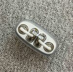 ایرپاد لاله‌ ای القایی airpods LDNIO صفحه نمایش دار مدل  T08 مشکی و کرمی - تصویر 7