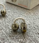 ایرپاد لاله‌ ای القایی airpods LDNIO صفحه نمایش دار مدل  T08 مشکی و کرمی - تصویر 9