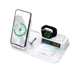 استند‌‌ شارژ وایرلس گرین لاین  استند رو میزی مدل GREEN LION 6 IN 1GN6IN1MFWCBK Multifunctiona