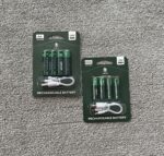 پک 4 تایی باتری شارژی قلمی گرین لاین باتری شارژی نیم قلمی گرین لاین GNRGBAA battery Green lion - تصویر 2