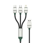 کابل گرین لاین 6 کاره فلزی  6in1 BRAIDED GREEN LOIN  PD60W