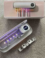 ضد عفونی کننده مسواک و تیغ هوشمند uvc toothbrush holder مدل M4-PLUS - تصویر 2