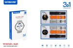 ساعت هوشمند صفحه گرد سه بند مدل wisme x-69 - تصویر 2