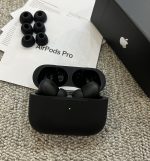 ایرپاد پرو2 سوپر فول کپی مشکی با نویزکنسلینگ فعال Airpods Pro2 black super full copy - تصویر 6