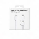 کابل USB-C به Type-C و لایتنینگ lightning 60W charge Cable
