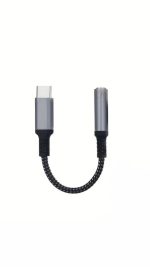 کابل تبدیل تایپ‌سی و لایتنینگ به ایوایکس Type-C به AUX مدل GJ-009