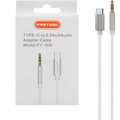 کابل تبدیل ای یو ایکس First You FY-006 AUX To Type-C