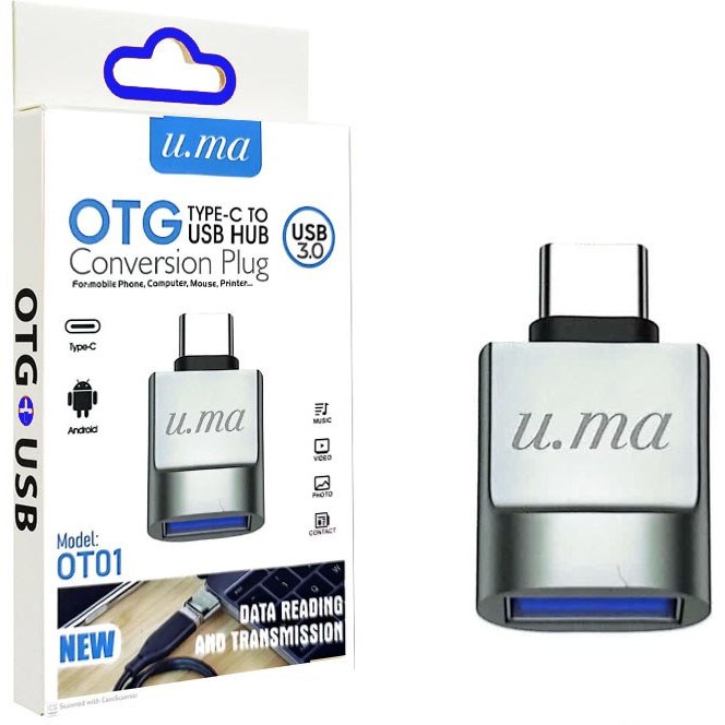 IMG_6853 او تی جی تایپ سی TYPE C USB U.MA OT01 - تصویر 1