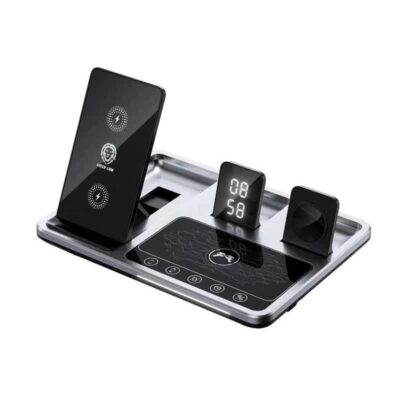 شارژر رومیزی گرین لاین Green Lion مدل Wireless-Ch Station 4 In 1